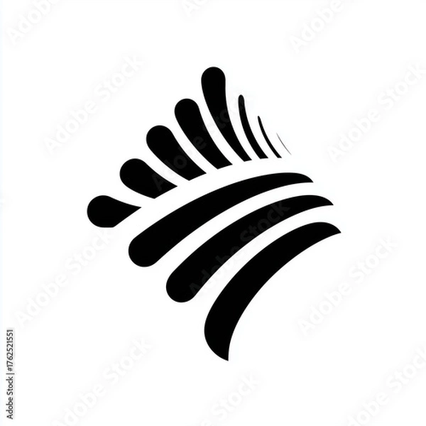 Obraz Badminton logo