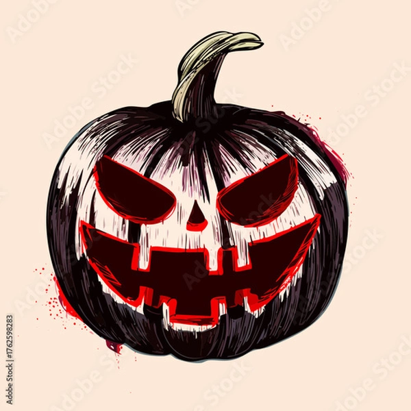 Obraz halloween jack o lantern