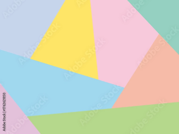 Obraz 背景画像（幾何学、抽象的、ブロック、モザイク）	