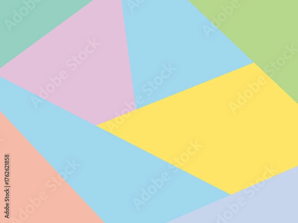 Obraz 背景画像（幾何学、抽象的、ブロック、モザイク）	