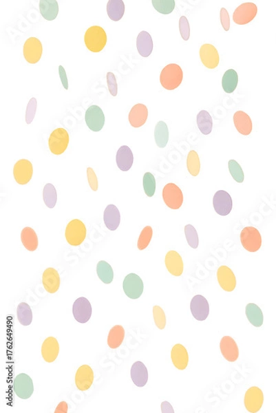 Fototapeta multicolored confetti backdrop vertical 