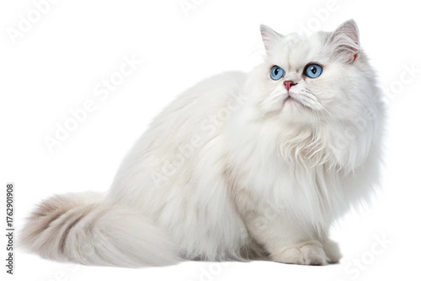 Obraz  transparent persian cat isolated on transparent background 