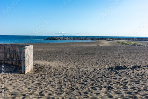 Fototapeta 神奈川県茅ヶ崎海岸からの風景
