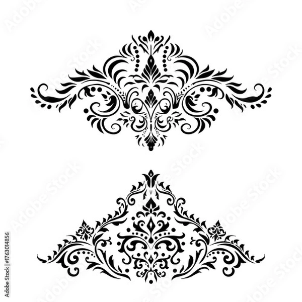 Obraz abstract floral design