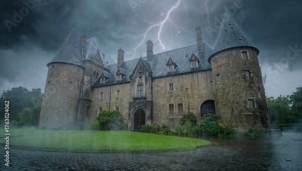 Obraz old castle ruins