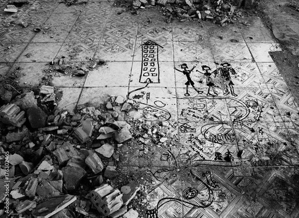 Fototapeta Another time. Abandoned concept.