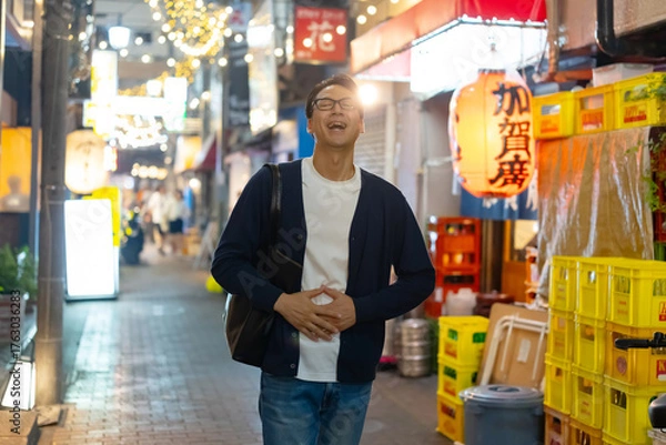 Obraz 男性　グルメ