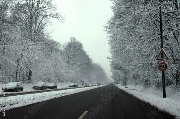 Obraz invierno en versailles