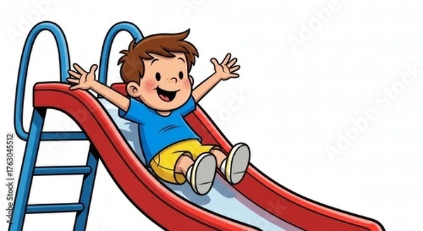 Obraz Boy on the playground