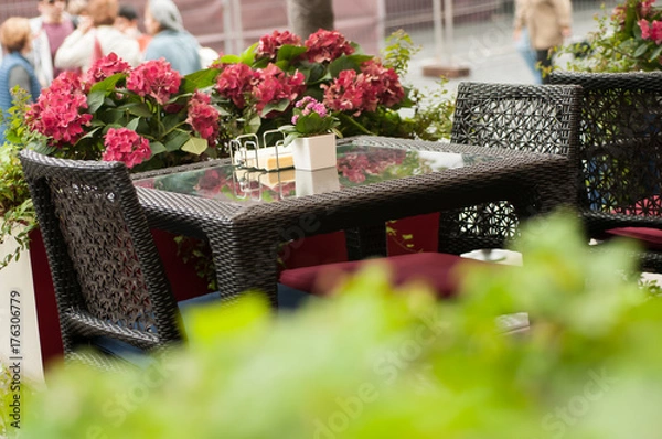 Obraz table in the restaurant