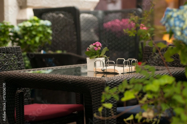 Obraz table in the restaurant