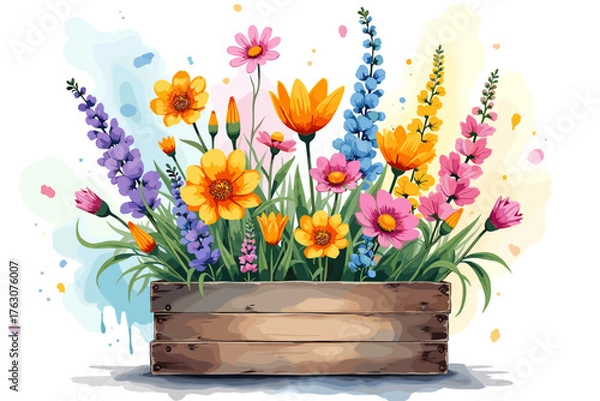 Obraz set of easter banners