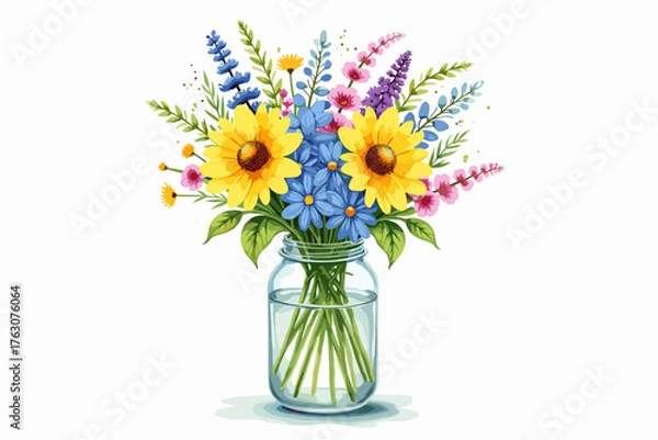 Obraz set of easter banners