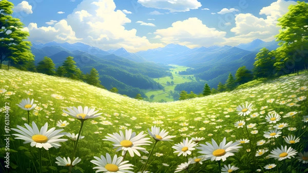 Obraz meadow with flowers