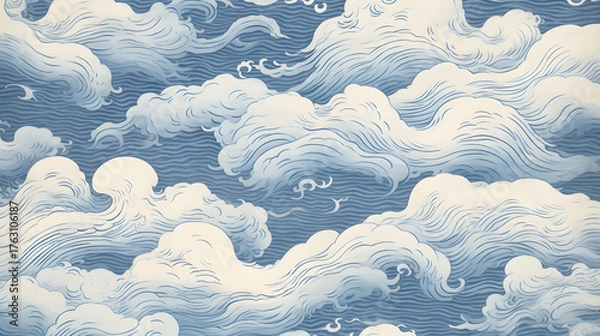 Obraz sky and clouds