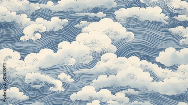 Obraz clouds in the sky