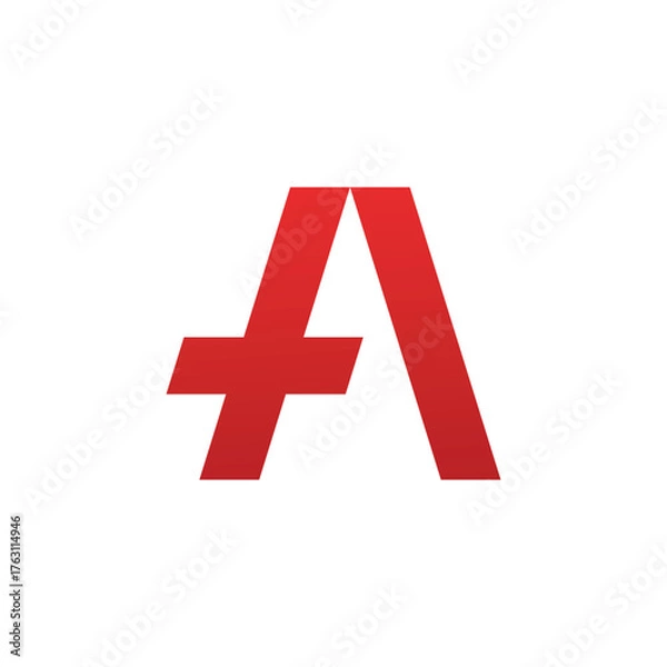 Obraz A Letter Logo Vector Template Design