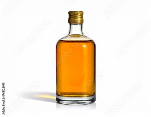 Obraz 白背景にウイスキーのボトル