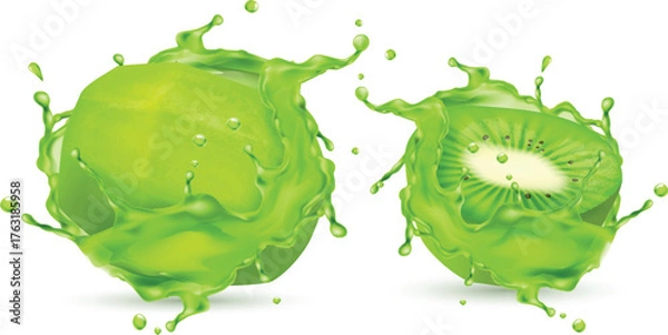 Obraz Kiwi splash
