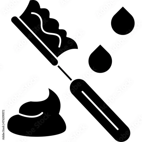 Obraz Tooth Brush Icon