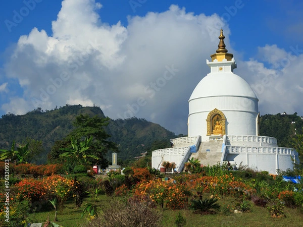 Obraz Nepalese Peace monument