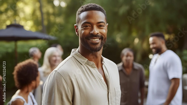 Fototapeta portrait of a handsome man