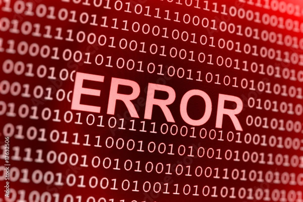 Fototapeta Error-Message