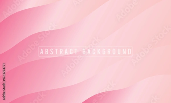 Fototapeta Light Pink Abstract Gradient Background Vector