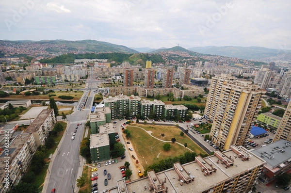 Fototapeta sarajevo cityscape
