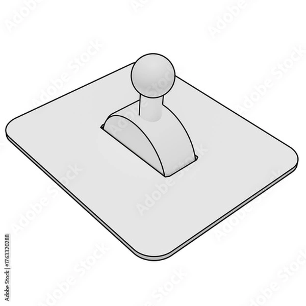 Fototapeta control lever