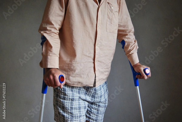 Fototapeta Crutches