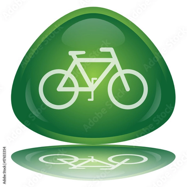 Obraz Bouton "Vélo" -- "Bicyle" Button