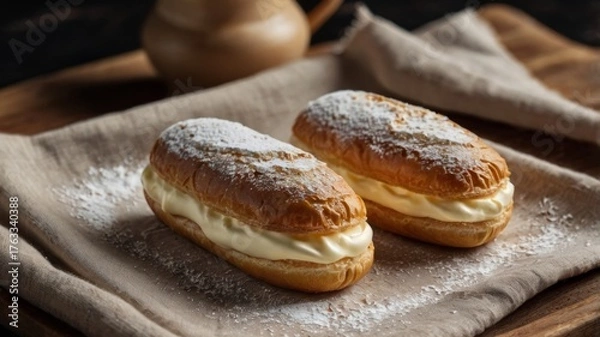 Fototapeta eclair cake