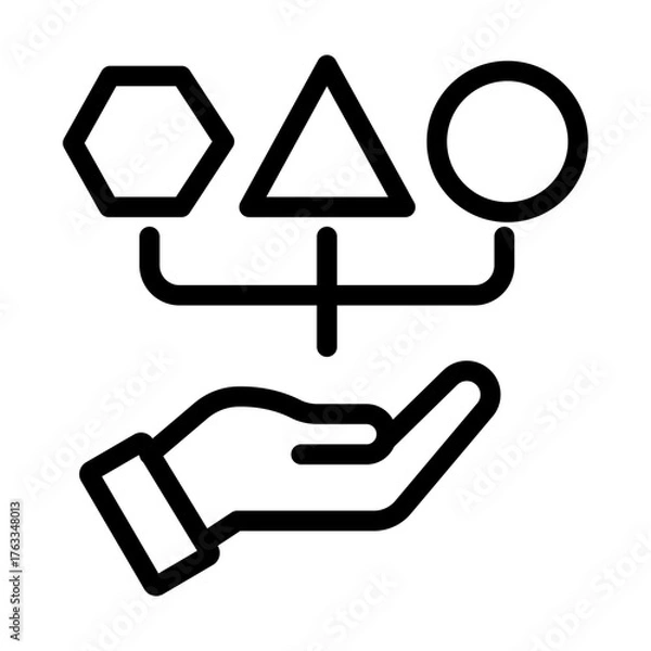 Obraz Assortment icon.  Vector icon design