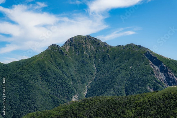 Fototapeta 日本の山岳風景