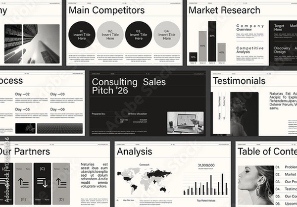 Obraz Consulting Presentation Template