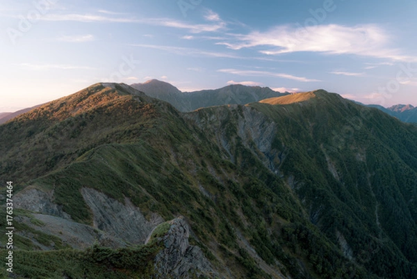 Fototapeta 日本の山岳風景