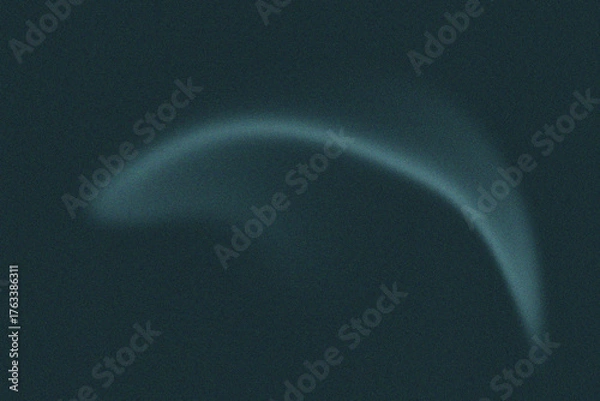 Obraz Abstract Curved White Light Trail on Blue Background Space Modern Concept