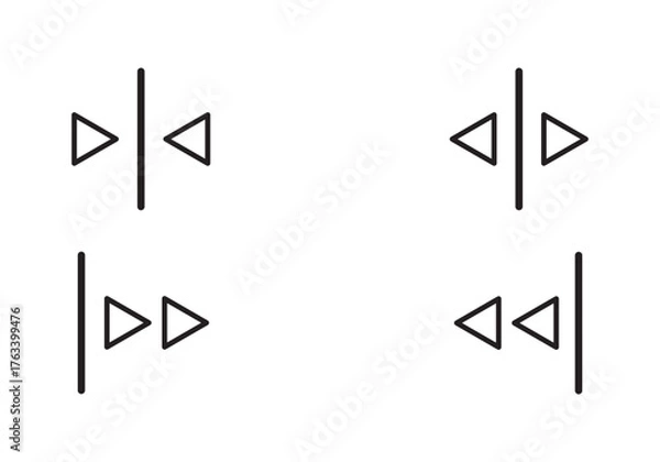 Fototapeta play button vector