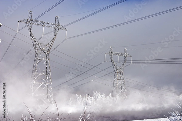 Obraz Powerful power station