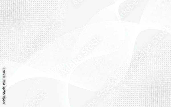 Fototapeta Abstract Geometric modern white and gray color . Modern Minimal and Creative Trend design modern white pattern. 