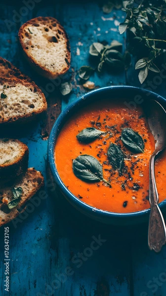 Obraz ramen noodles with sliced pork, boiled egg, and seaweed served steaming hot