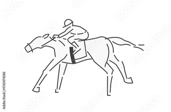 Obraz 競走馬_ゴールの瞬間