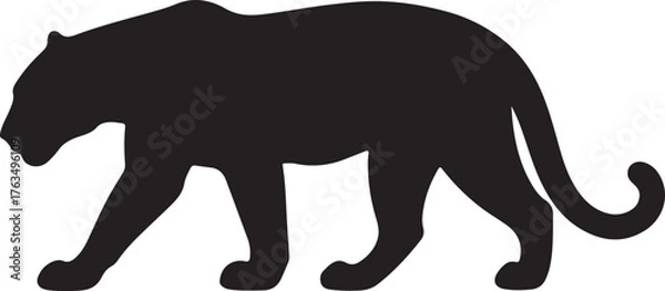 Obraz sillhouette jaguar