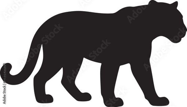 Obraz sillhouette jaguar