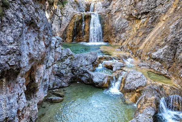 Obraz stuibenfälle bei reutte in tirol