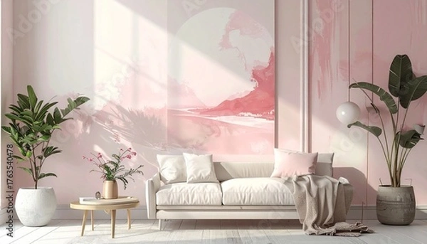 Fototapeta modern living room