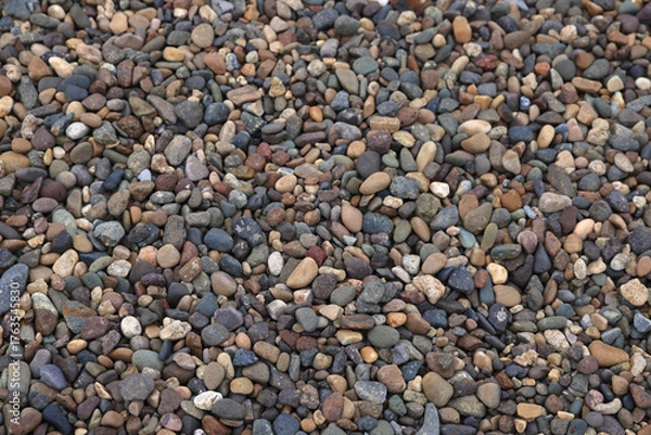 Fototapeta Colorful pebble background

