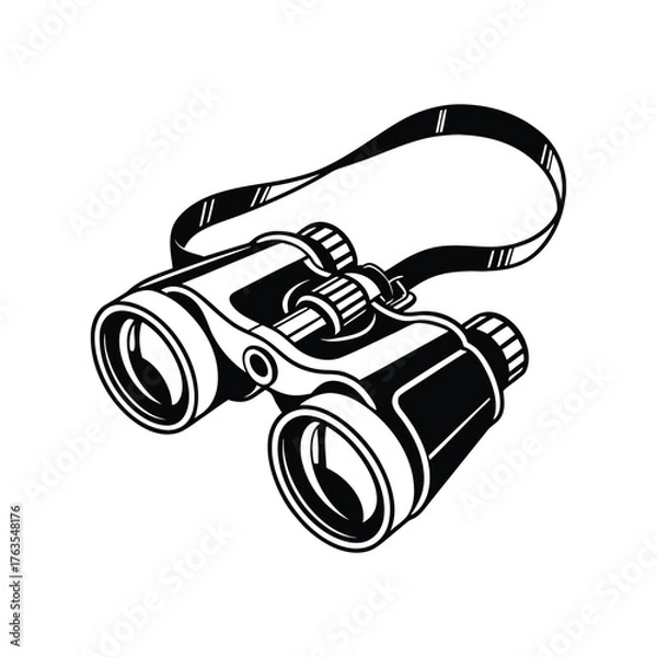 Fototapeta Explore new horizons with these high-quality binoculars for outdoor adventures today