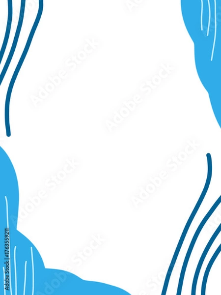 Obraz vector abstract frame empty space center for background, design, poster Or card.